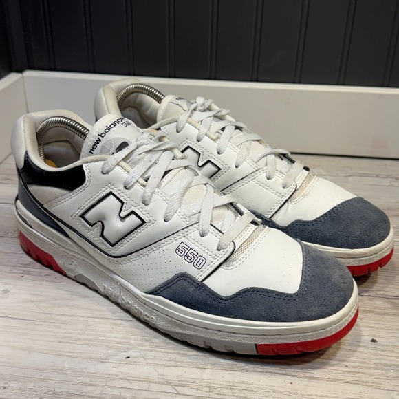 New Balance 550 USA White Blue Red BB550NCN Men\'s Size 11.5 Usa Retro Basketball main image 6